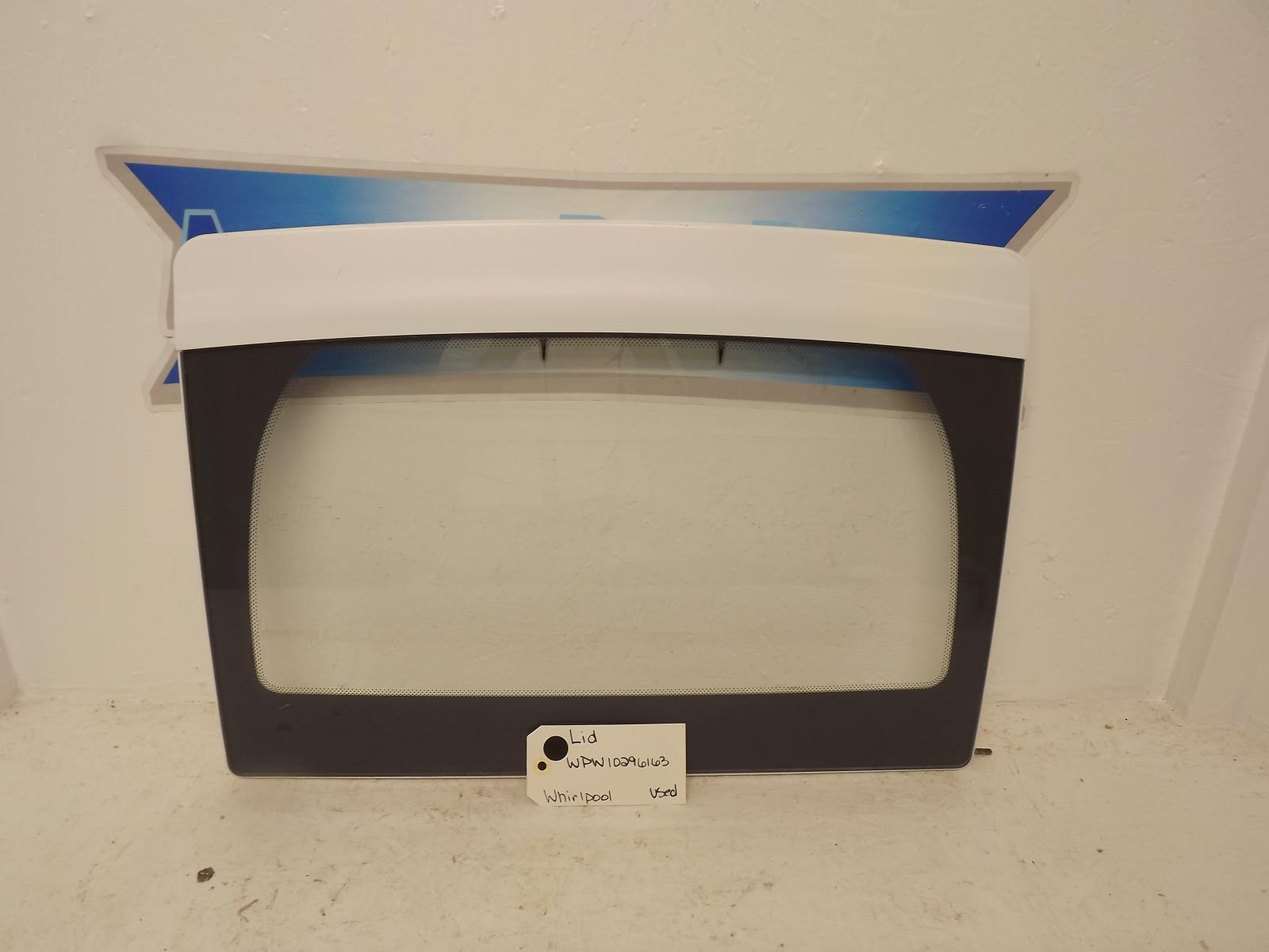 Whirlpool Washer WPW10296163 Lid Used Whirlpool Washer WPW10296163 Lid Used